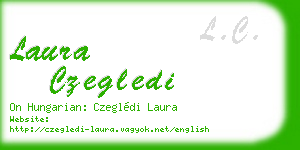 laura czegledi business card